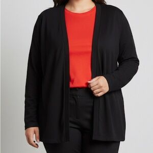 😍SHOW SPECIAL Black Long Sleeve Top FITS SMALL! 4-5X